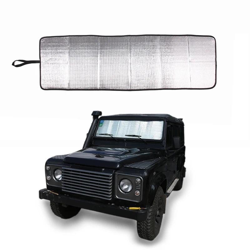 Para Land Rover Defender 90 110 2004-2022 Pára-Brisa Do Carro Sol Guarda Cobre Viseiras Da Janela Dianteira Acessórios A