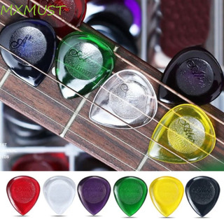 MXMUST 10 Peças De Palhetas Para Guitarra , Acústica De Celulóide , Palheta Em Formato De Gota ABS De Espessura