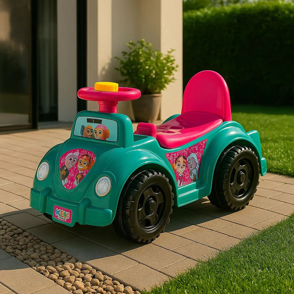 Carrinho Andador Motinha Empurrar Buzina Quadriciclo Triciclo Brinquedo Criança Presente