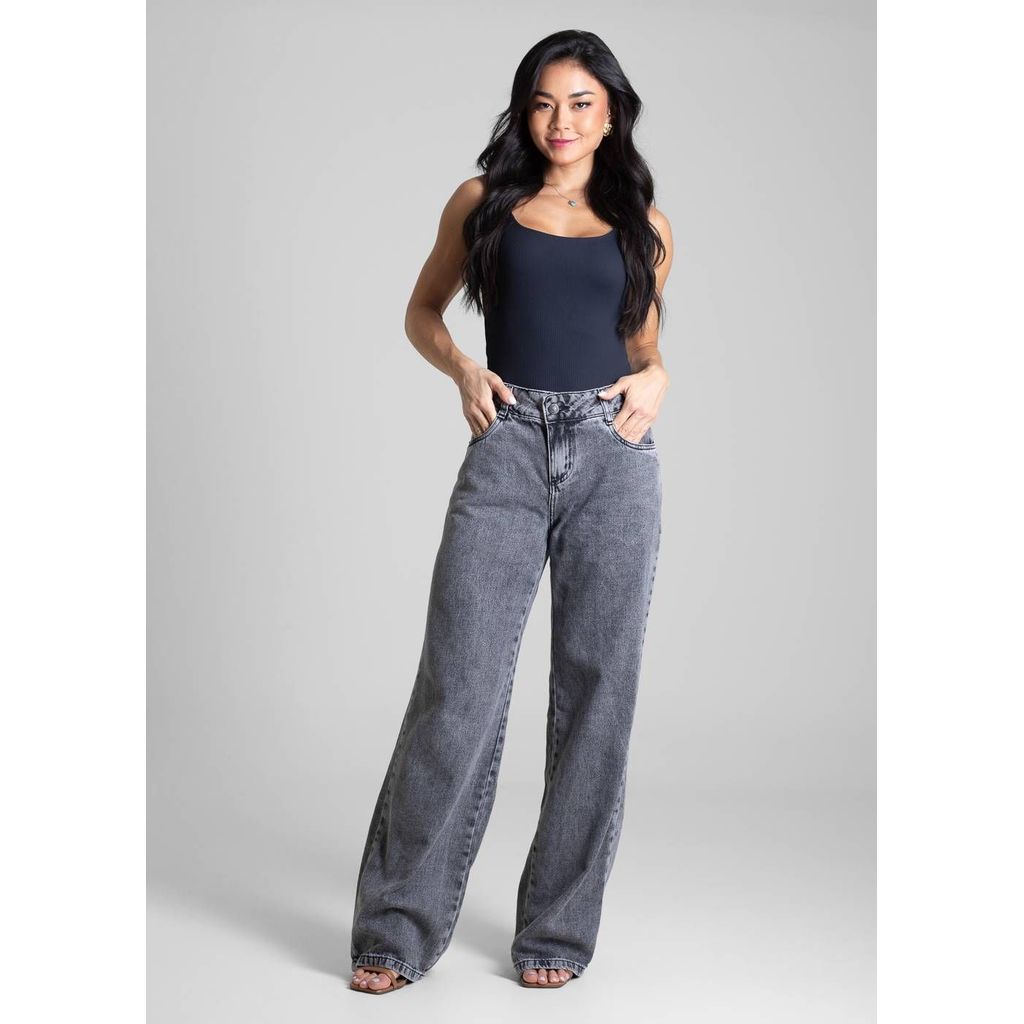 Calça Jeans Sawary Wide Leg - 282667