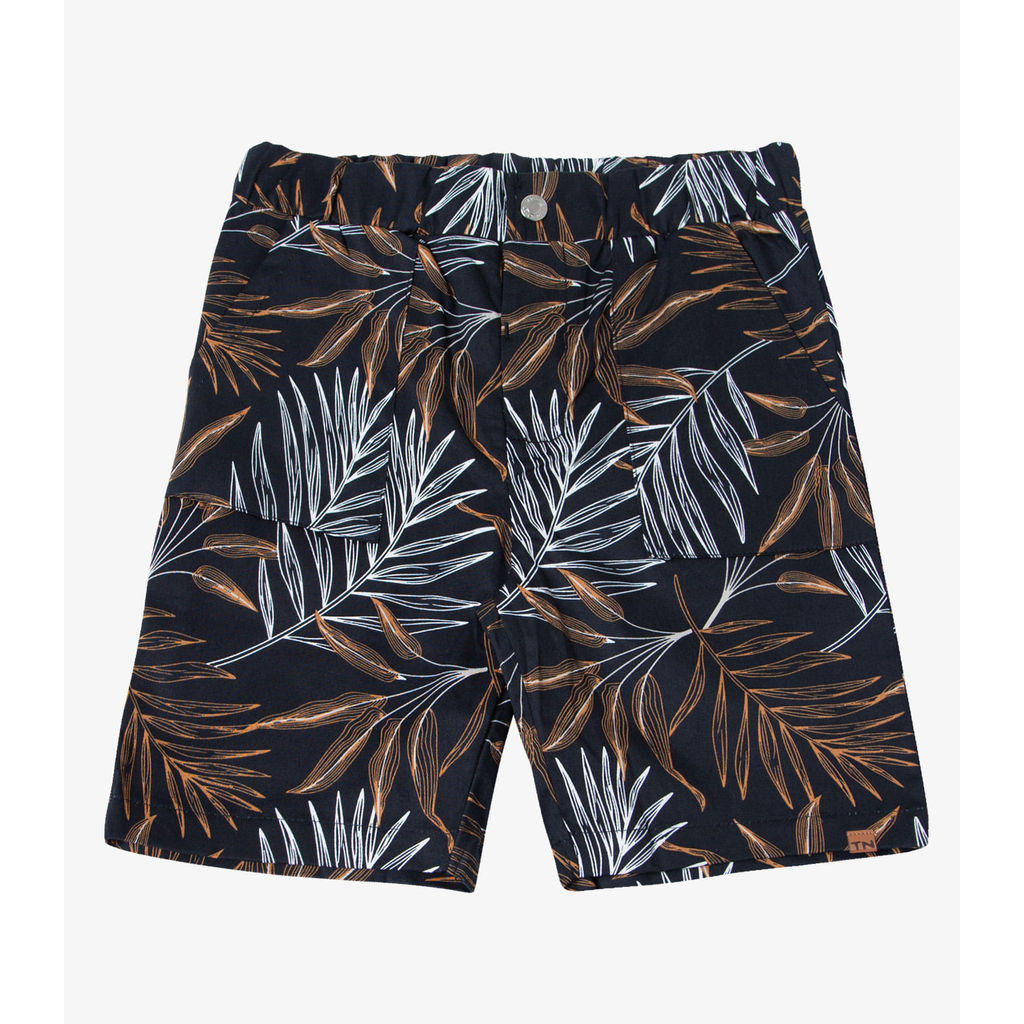 Bermuda Menino Infantil Sarja Trick Nick Preto