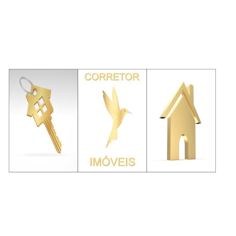 Quadros de decoração - para imobiliária - venda de casas - corretor de imóveis - 3 peças
