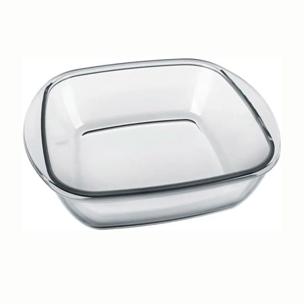 Forma Assadeira Travessa de Vidro Quadrada 1,5L SEMPRE em Oferta na Shopee