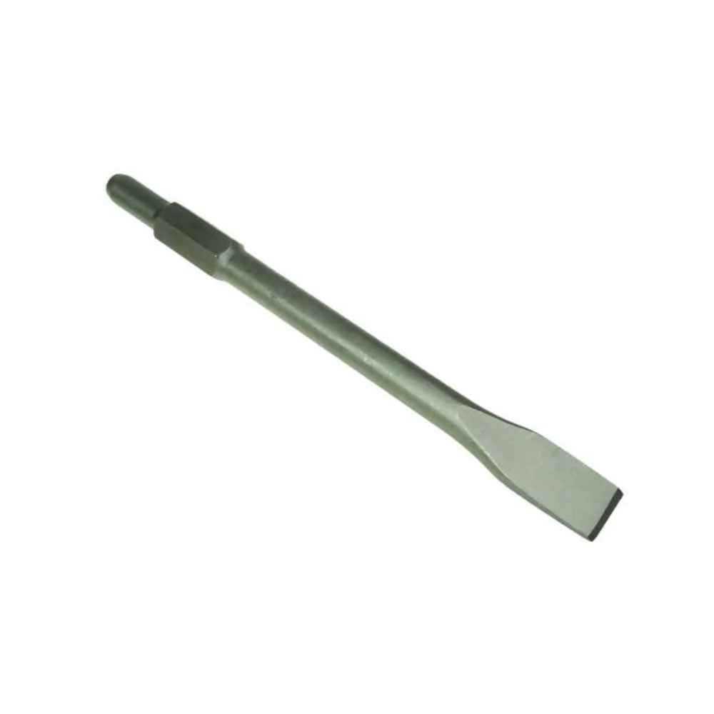 Talhadeira Larga 35mm Para Martelo Demolidor Encaixe 30mm Comprimento 405mm Em Aço Resistente Obras E Construção Civil