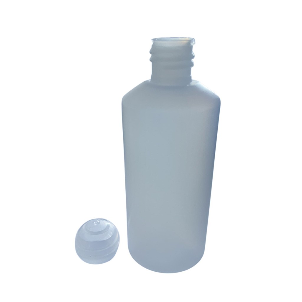 Kit 10 Frascos Transparente 100 ml Multiuso para Cosméticos e Produtos Líquidos | Shampoo, Condicionador, Óleo, Molhos
