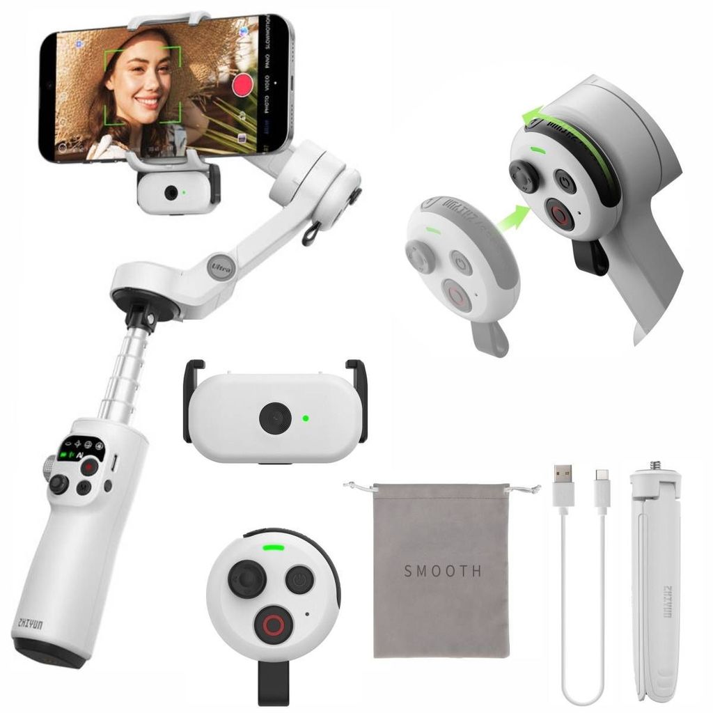 Estabilizador Para Smartphone Zhiyun Smooth-q5 Ultra com Rastreamento Inteligente
