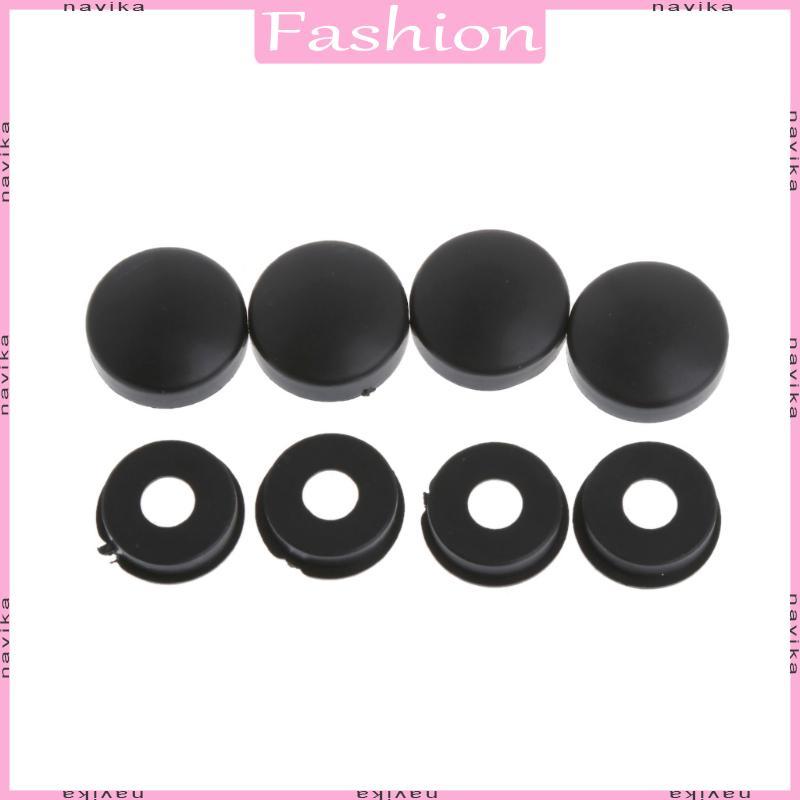 8Pcs Car Truck Da Placa Licença Parafusos Fixados Tampas Porca Fixador Parafuso