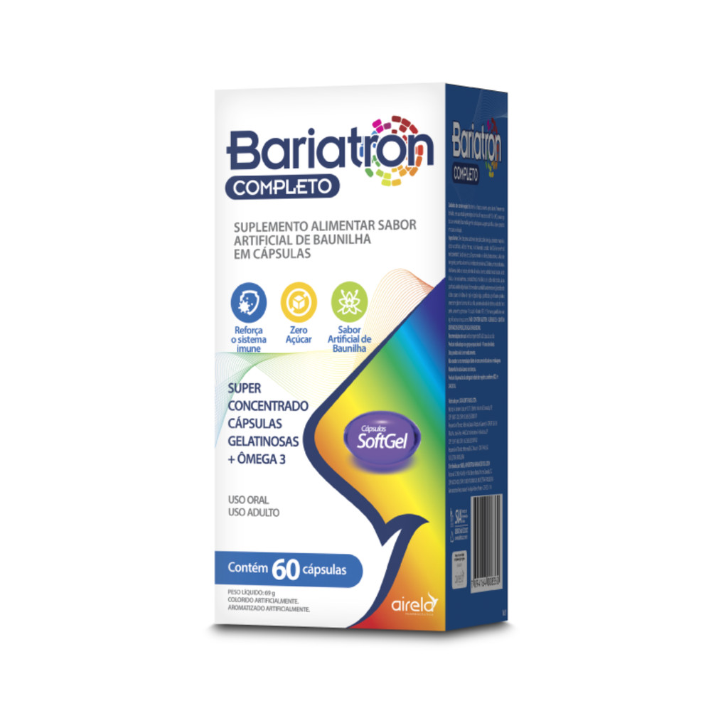 Bariatron AZ + Omega 3 1000mg com 60 cápsulas em Oferta na Shopee