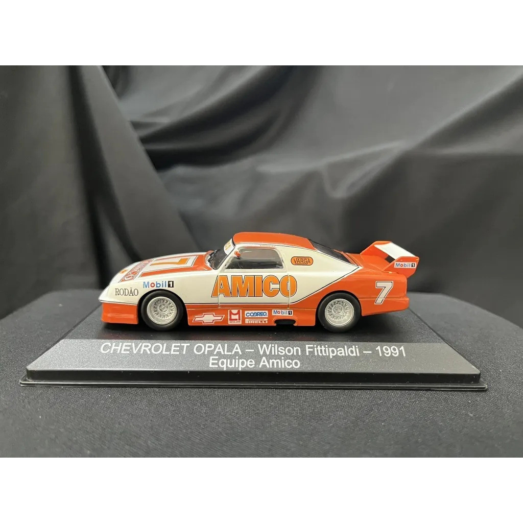 Miniatura Opala Wilson Fittipaldi 1991 Equipe Amico 1:43 Ixo Branco