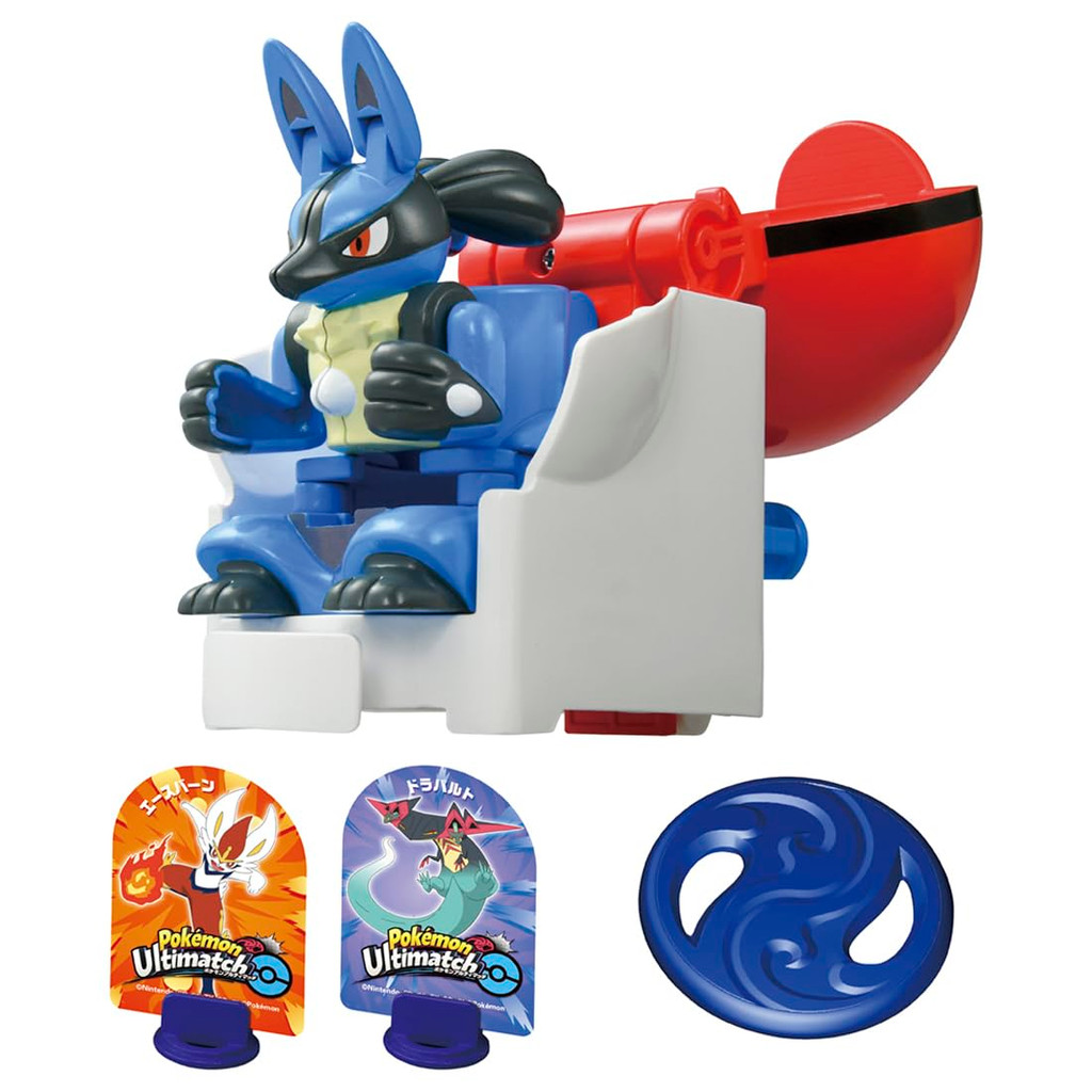 Takara Tomy Pokémon Ultimate Match 04 Lucario (Pokébola)