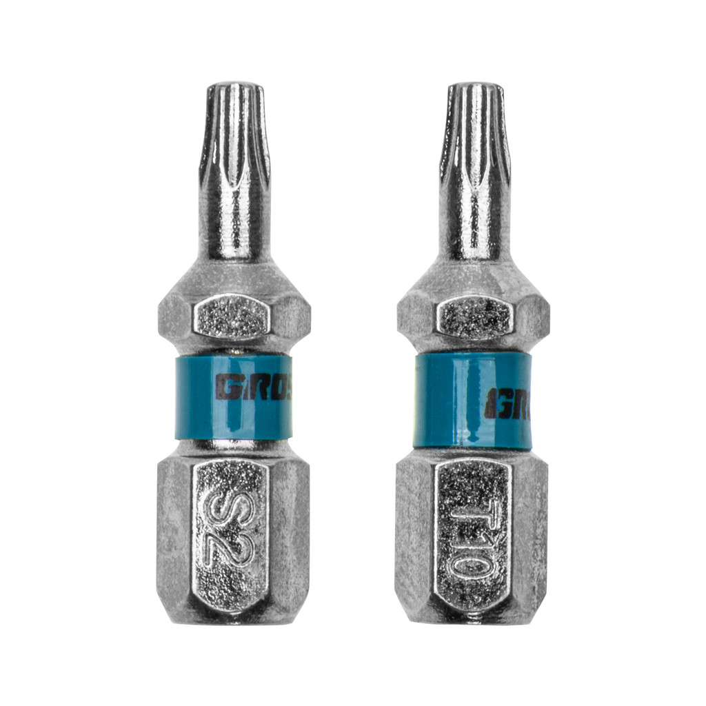 BITS TORX T10, ACO CROMO MOLIBDENIO, 25MM, 2PCS // GROSS em Oferta na Shopee