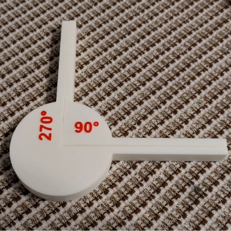 Angulo Didático 9 peças Ângulos Mate mática 30°45°60°90°120°180°240°270 Educacional Professores fundamental de 1 a 3 un