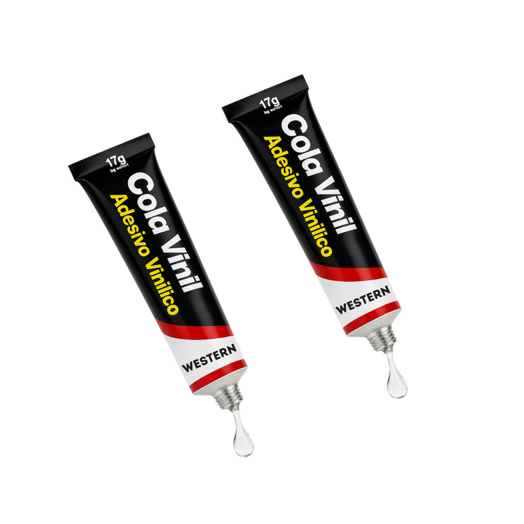 Kit 2 Cola PVC 17g Flexível e Impermeável – Ideal para Canos, Conexões, Reparos Hidráulicos e Uso Doméstico