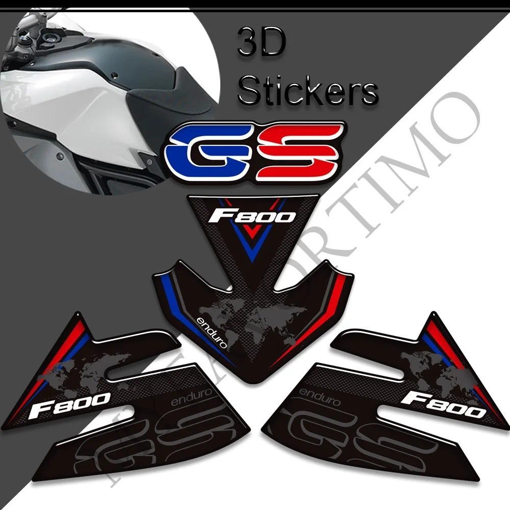 Para BMW F800GS F800 F 800 GS Motocicleta Adesivos Decalques Protetor Kit De Óleo Combustível Gás Joelho Tanque Almofada