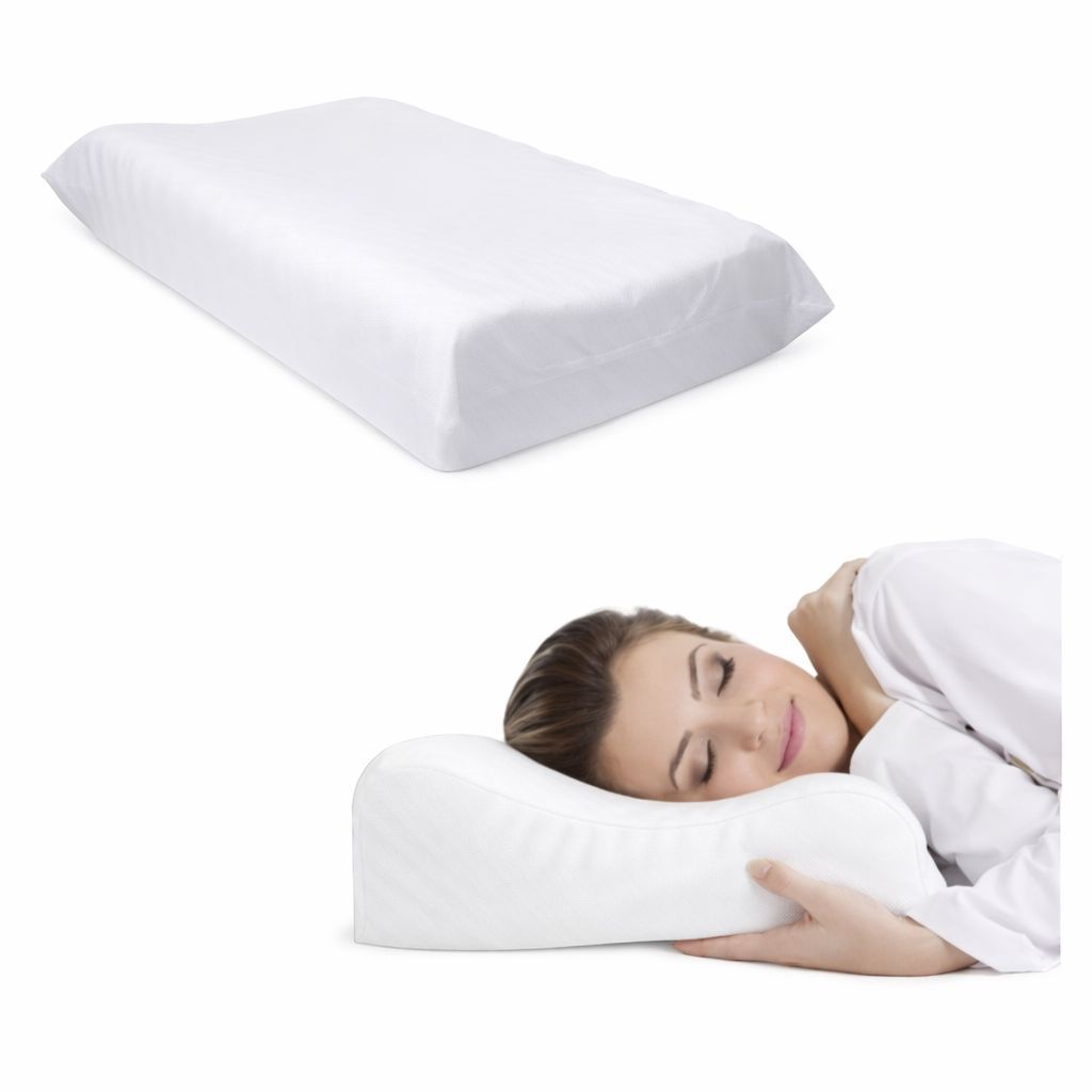 Travesseiro Cervical Ortopédico Terapêutico Alivia Dor Anti Ronco Latex Espuma Soft  ENVIO IMEDIATO
