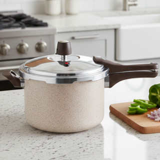 Panela Pressão 4,5 Lt antiaderente teflon 6 Camadas Fechamento Externo em Oferta na Shopee