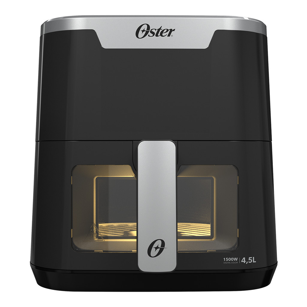 Fritadeira Elétrica Air fryer Oster OFRT920 1500w 4,5 Litros 220v Digital 8 Funções