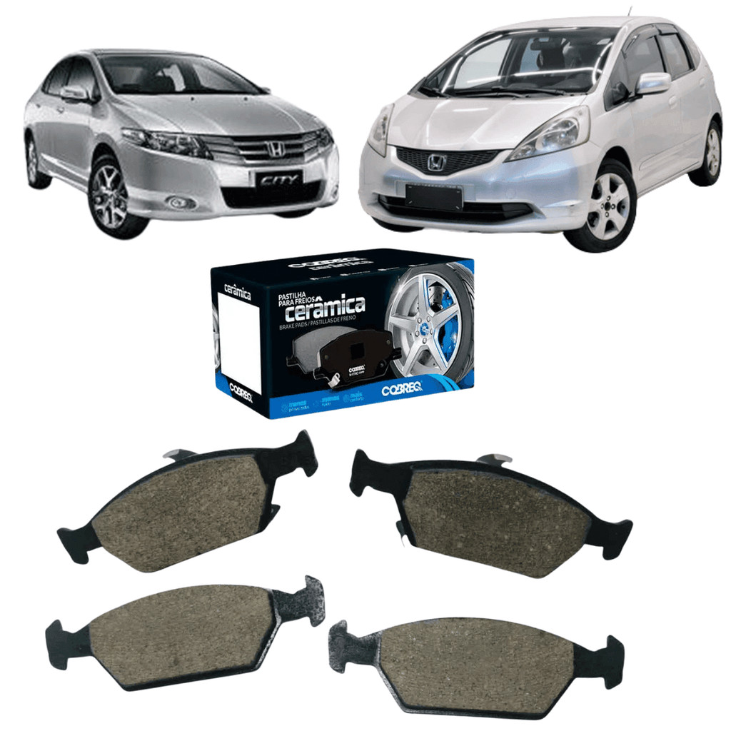 Pastilha Freio Cobreq N1377C Honda City/Fit 2009+