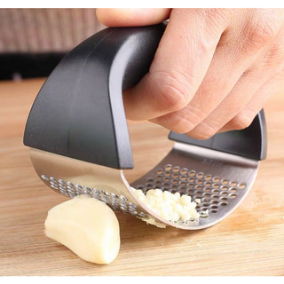 espremedor Amassador Triturador De Alho Inox Manual Cozinha-DAGUAN