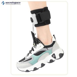 SECRETSPACE Botão Ajuste Pé Gota Órtese Confortável Respirável Tornozelo Pull-up Suporte De Correção Fixa Cuidados Com O