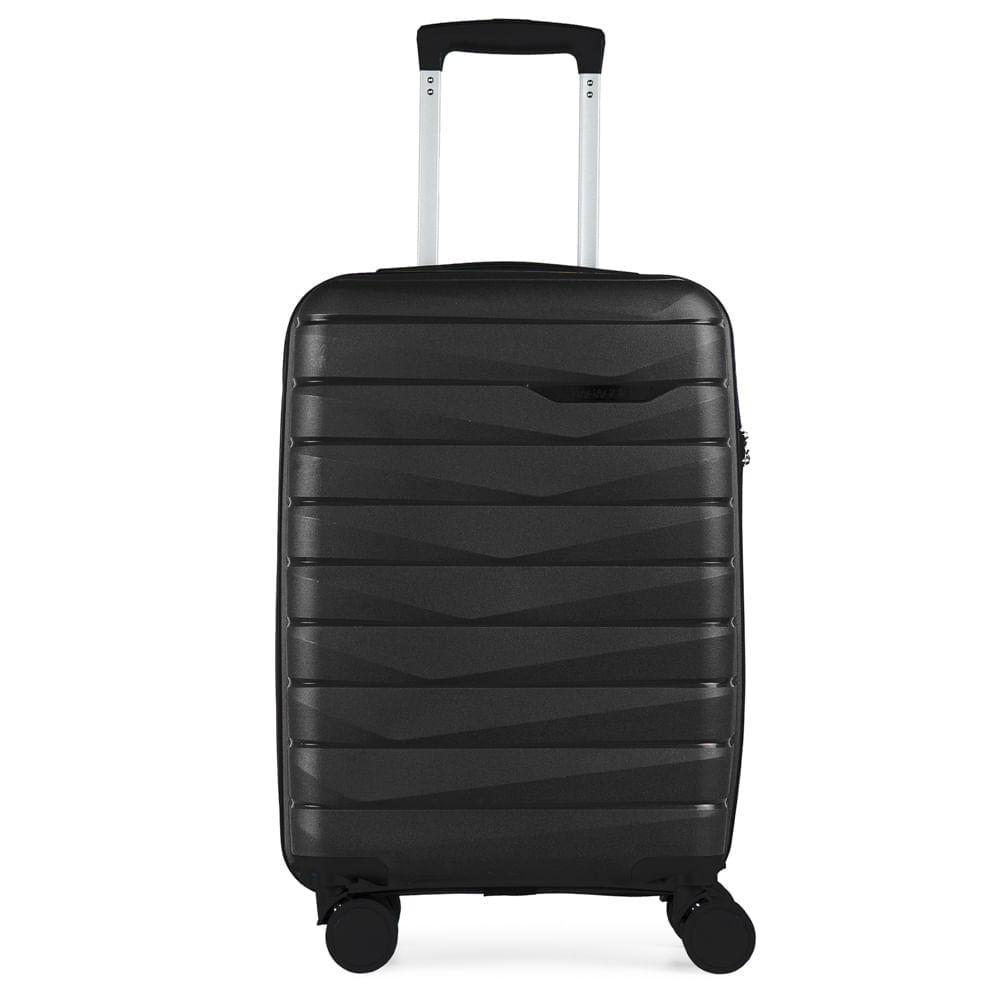 Mala de Bordo 10 kg Polipropileno 4 Rodas Route Preta