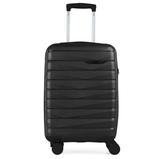 Mala de Bordo 10 kg Polipropileno 4 Rodas Route Preta em Oferta na Shopee