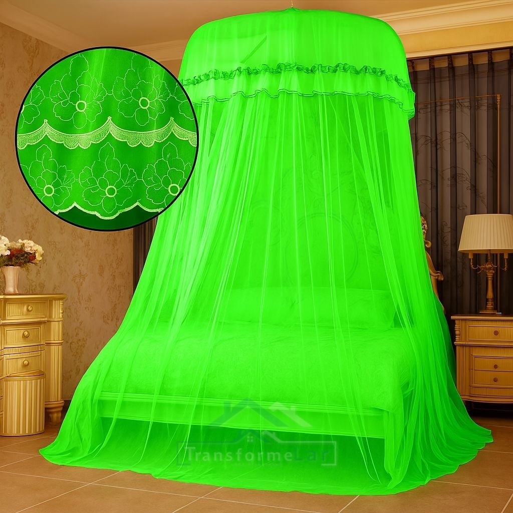 Mosquiteiro Teto Casal/Queen/King 10M Indiano C/ Elastico Promoção em Oferta na Shopee