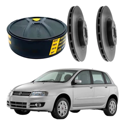 Disco Freio Dianteiro Fremax Fiat Stilo 1.8 8v 2002 A 2011