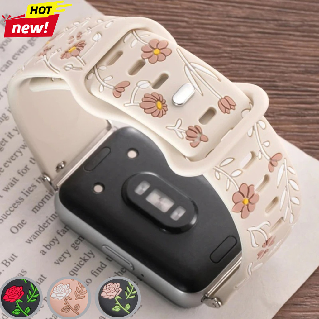 Pulseira De Silicone Gravada Para Samsung Galaxy Fit 3 , Esportiva De Substituiç