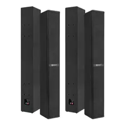 2 Caixas de Som Acústicas Passivas T 800.8 HF 4 Ohms Preta 400W Taramps