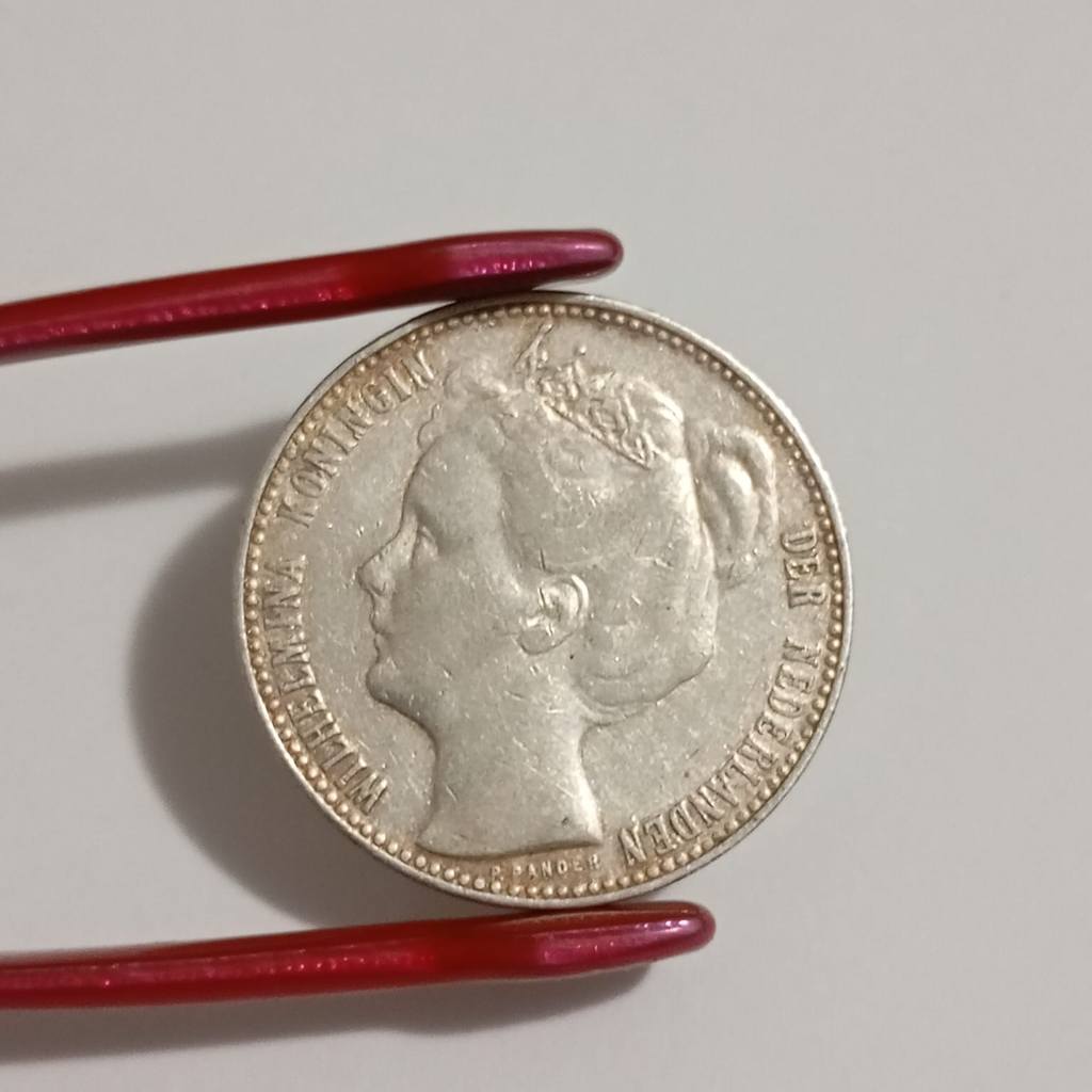 HOLANDA - 1 GULDEN 1898 - PRATA