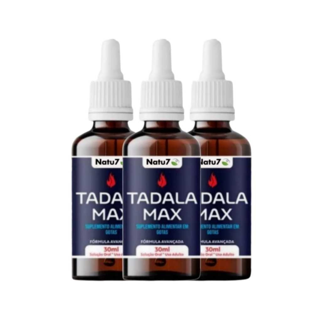 01- Tadala Max 30ml Original Pro - Formula Premium para Hora H Extra Forte