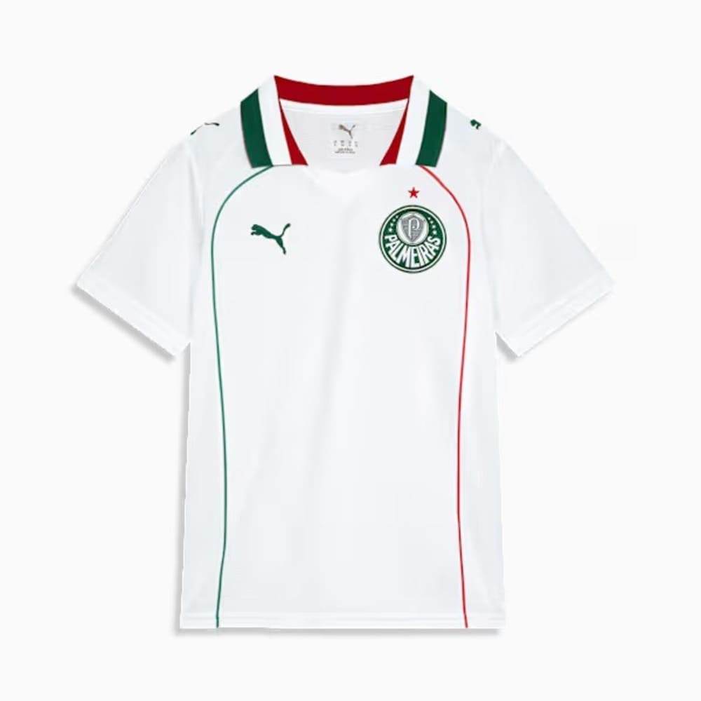 Camisa Palmeiras II Puma 26/27 Infantil Branca em Oferta na Shopee