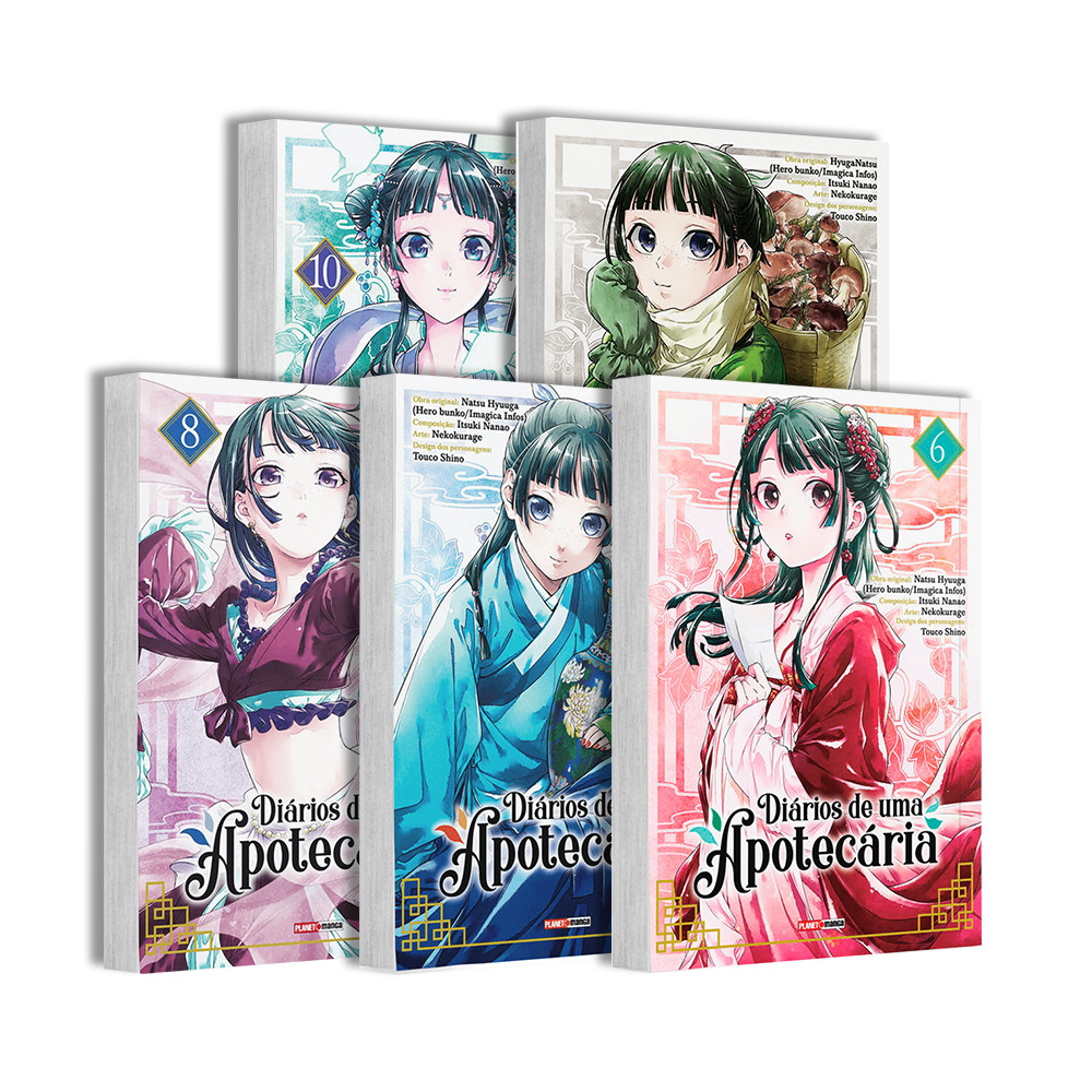 Diários De Uma Apotecária - Kit com as edições 6 à 10 - Novo/Lacrado - Editora Panini
