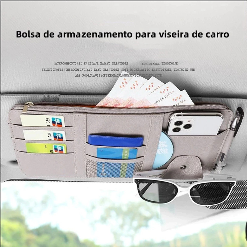 Clipe Universal Para Suporte Multifuncional De Viseira De Carro Óculos