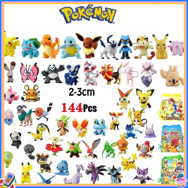 Kit de Miniaturas Pokémon Sortidos – Sem Repetições