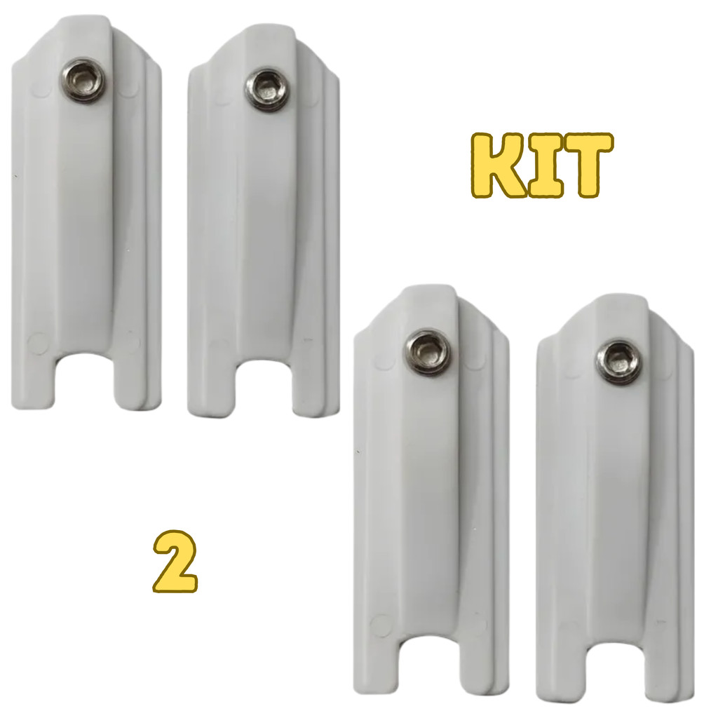 Kit 2 Guia Deslizante Linha Suprema Porta Janela Esquadria
