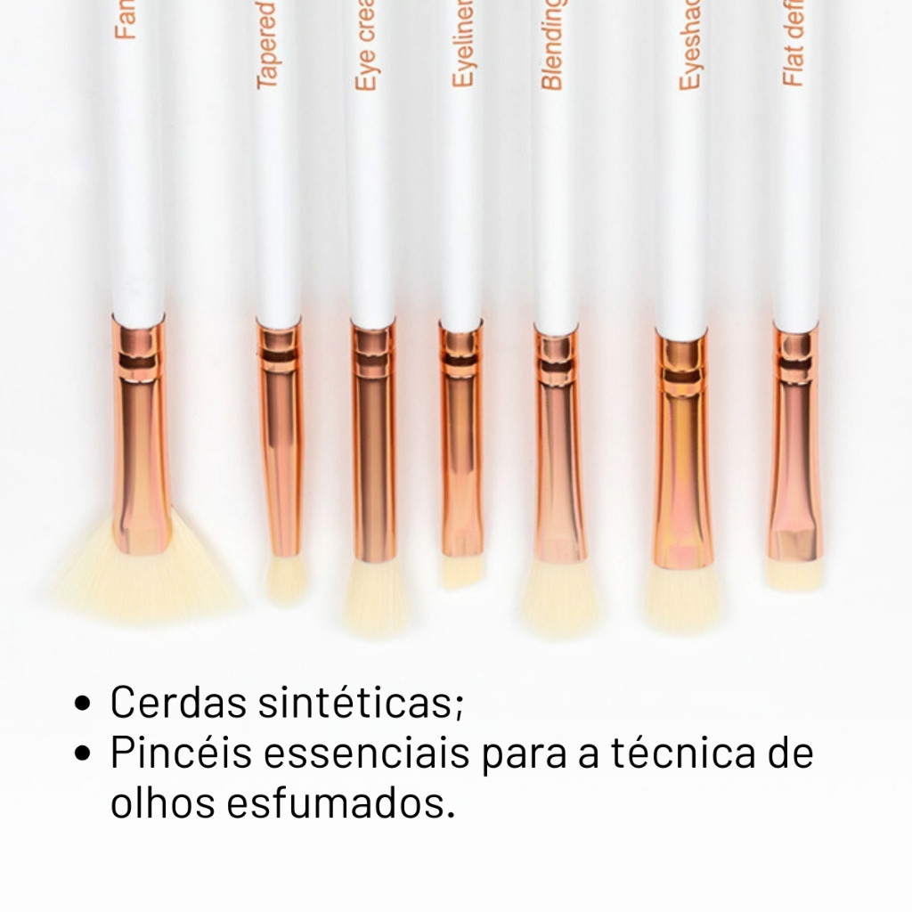 Kit de Pinceis Para Olhos Esfumados Ana Hickmann em Oferta na Shopee