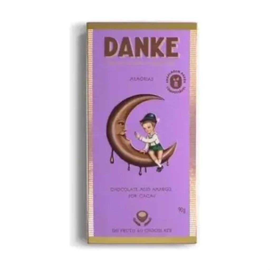 Chocolate Amargo 70% Cacau Premium Danke Memórias Barra 90g