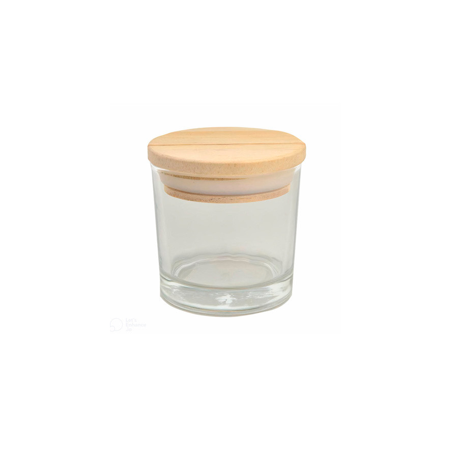 10 Potes Hermético Mini Vela Tempero Doce Tampa Madeira 60ml