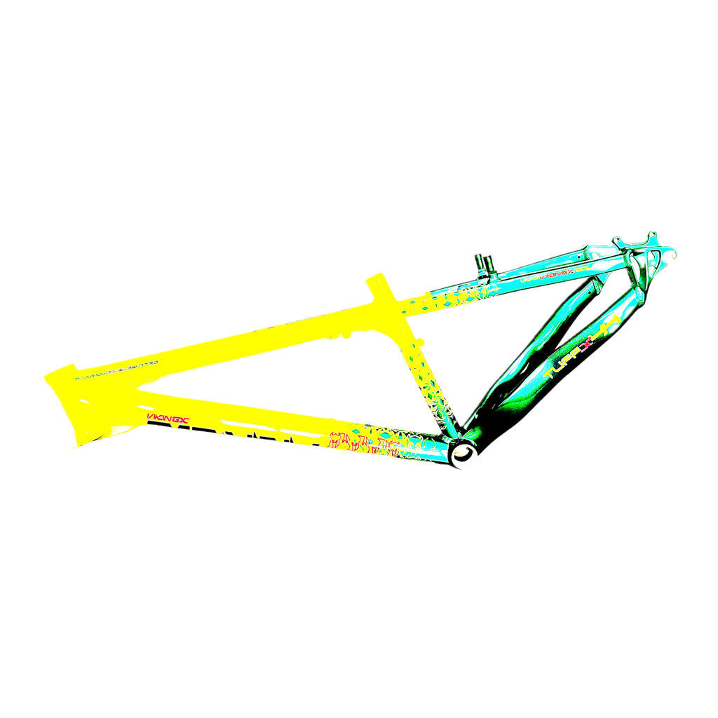 QUADRO 26 ALUM FREERIDE TUFF X-44 AMARELO/VERDE 13.5 VIKINGX