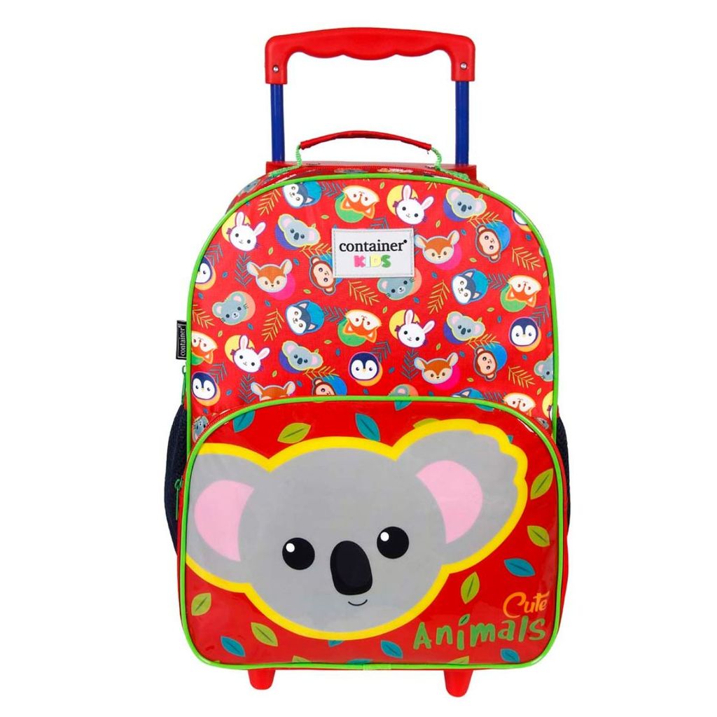 Mochila Rodinhas Coala Infantil Escolar Container Kids Dermiwil
