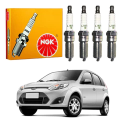 Jogo Velas Ngk Ford Fiesta 1.0 8v 2011 A 2014