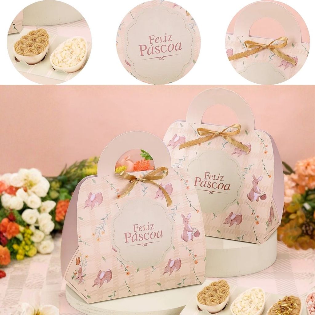 10 MALETA MINI TRIO DE OVOS 50G FLORIR 5727 ( PASCOA JANGO 2026 ) em Oferta na Shopee