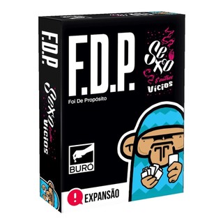 FDP temático: Sexo e outros Vícios expansão jogo de cartas