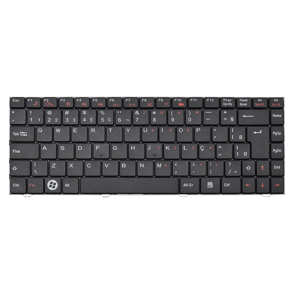 Teclado para Notebook Semp Toshiba Sti 1412 IS-1414 IS-1422 | Preto ABNT2