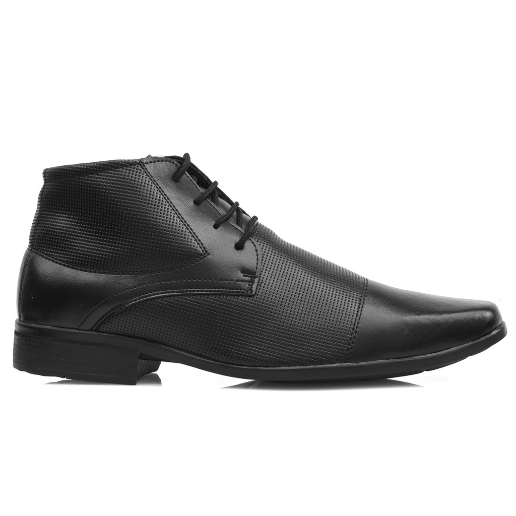 Bota Social Masculina Coturno Elegante Versátil Social Confortável Escritório