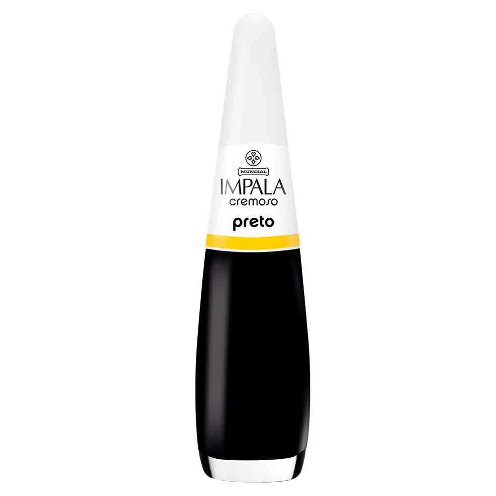Esmalte Impala Cremoso Preto 7,5ml em Oferta na Shopee