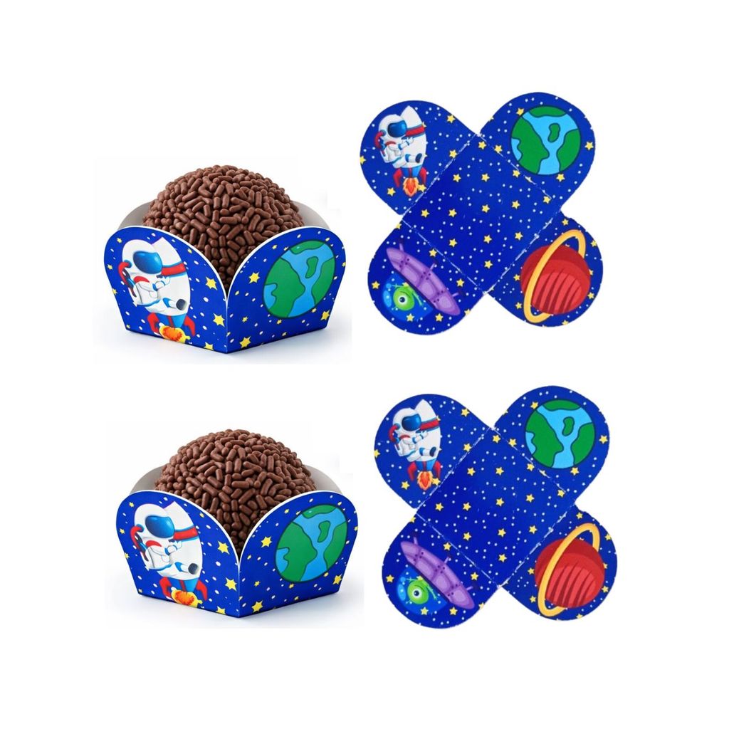 Forminha de Doces Astronauta Personalizada no Tema /Lembrancinha de Festa /Aniversário