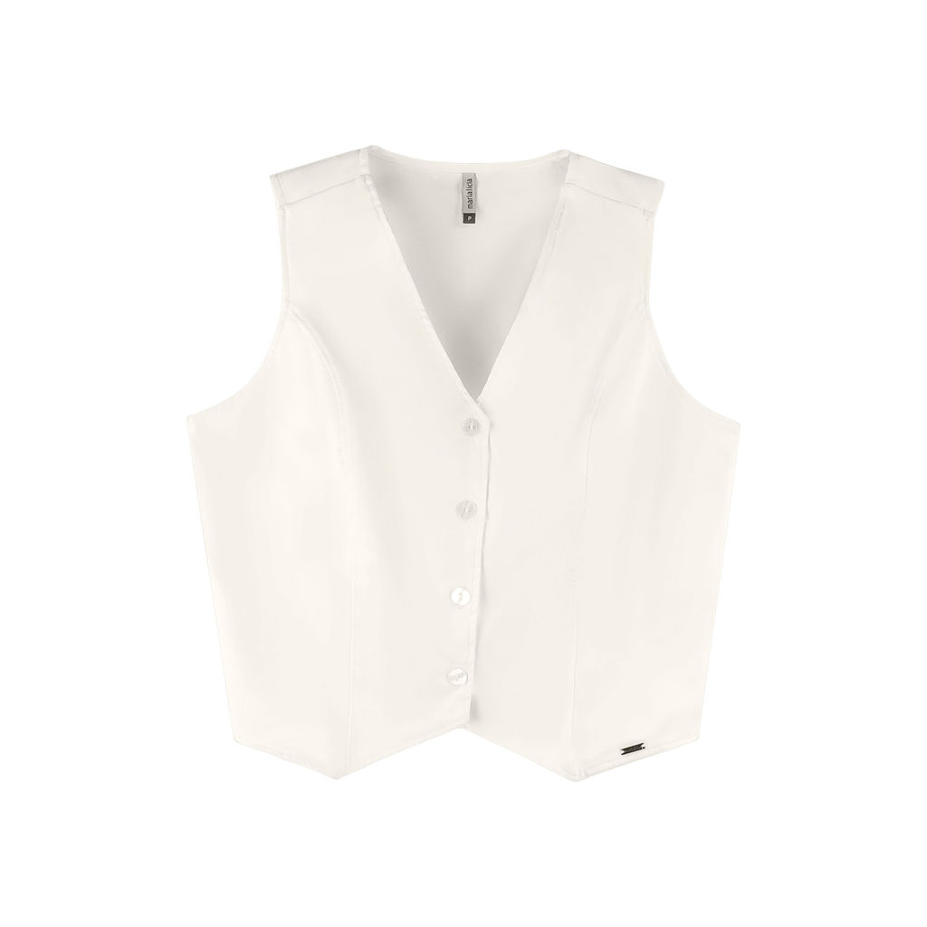 Colete Feminino Marialícia Bege